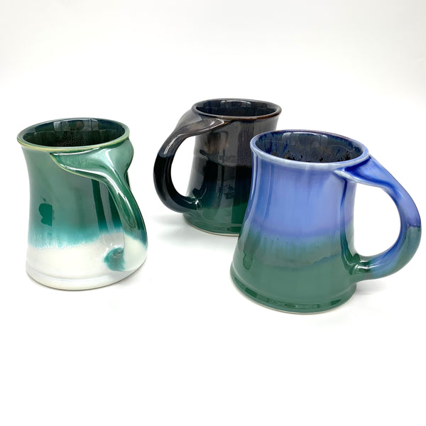 One-of-a-Kind Large Whale Tail Mugs